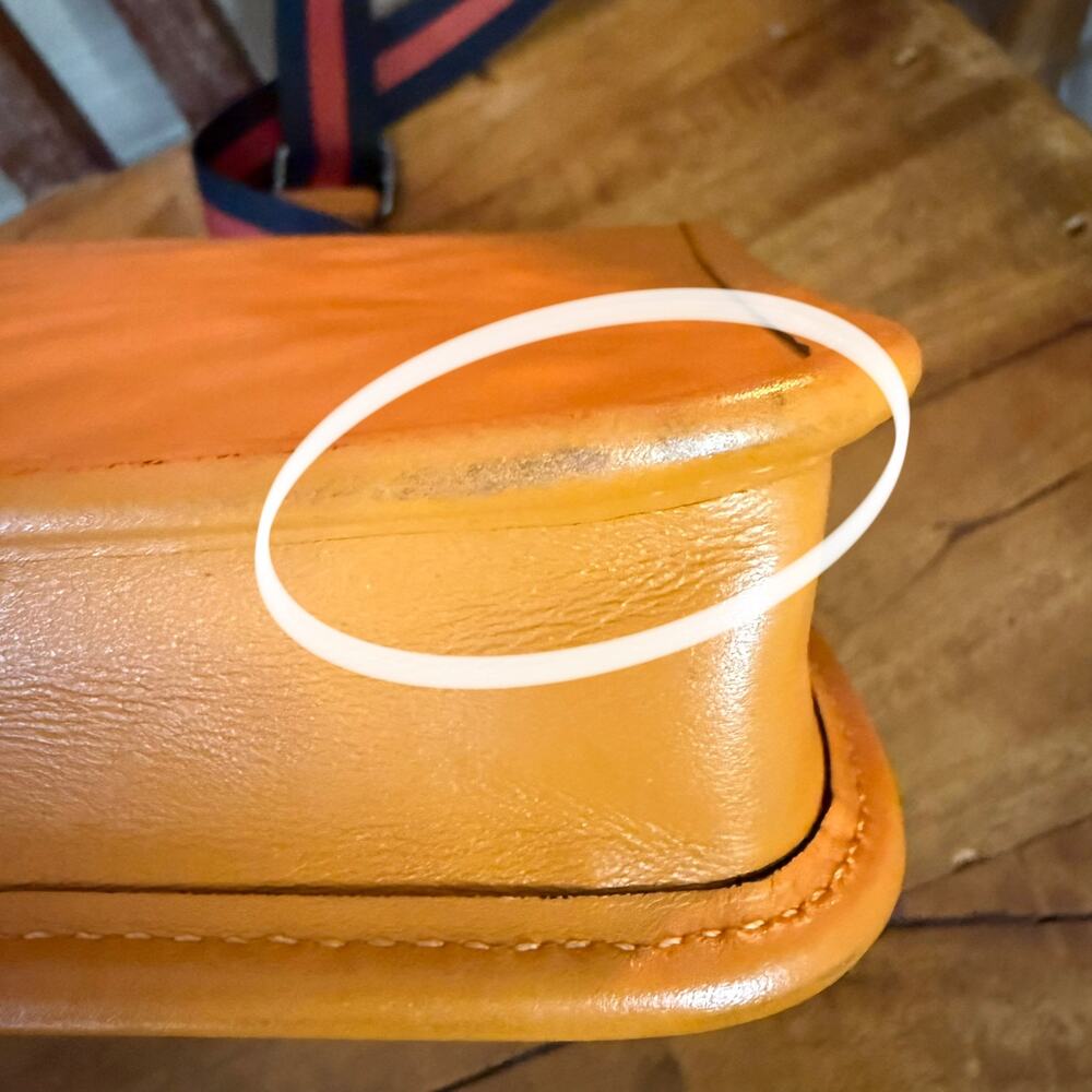 Coach Heritage Small Convertible Butterscotch Leather Crossbody Wristlet Bag - Picture 15 of 15